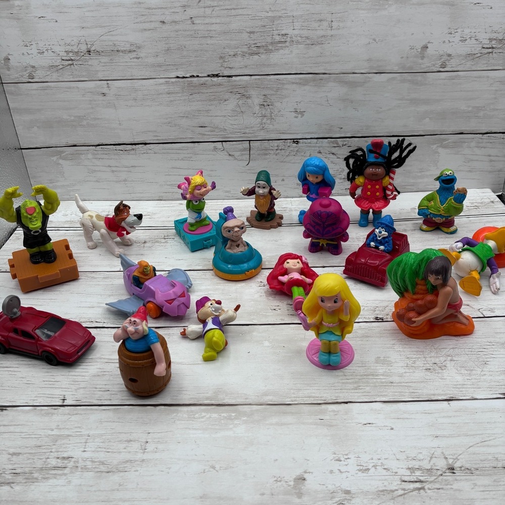 Assorted McDonald's Happy Meal Toys Lot Mixed Vintage Modern Various Years Sets